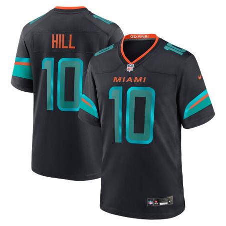 Men's Miami Dolphins Tyreek Hill black Game Jersey