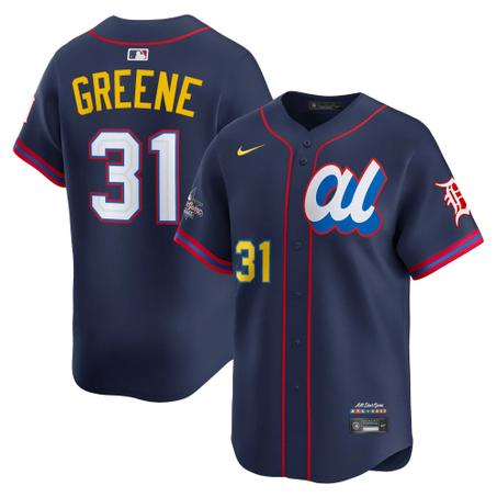 Men's American League Riley Greene Navy 2025 All-Star Player Jersey