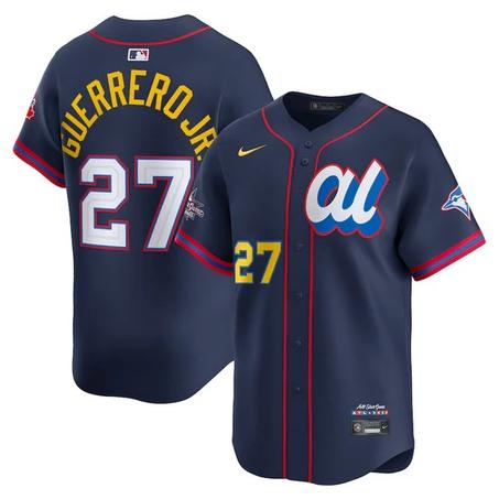 Men's American League Vladimir Guerrero Jr. Navy 2025 All-Star Player Jersey