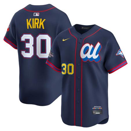 Men's American League Alejandro Kirk Navy 2025 All-Star Player Jersey