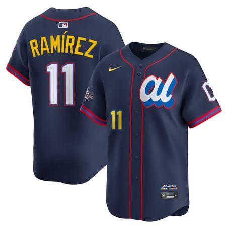 Men's American League José Ramírez Navy 2025 All-Star Player Jersey