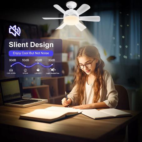 🌟 مروحة ذكية 3 في 1