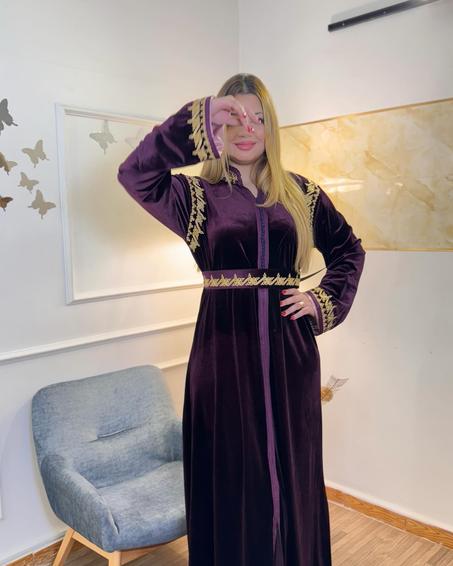 Caftan en velours royal