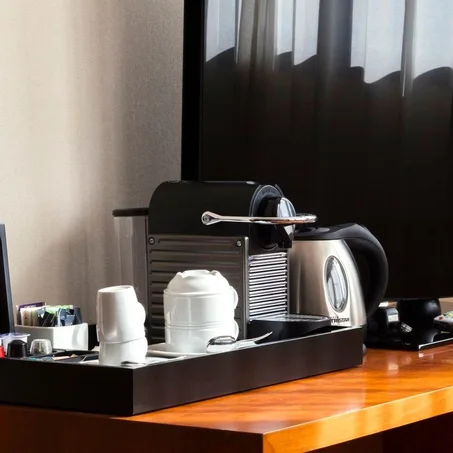 Station Café/Thé de Luxe pour Chambre d'Hôtel