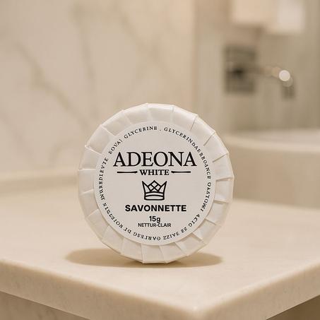 Savonnette Hôtel à la Glycérine – Adeona White 15 g