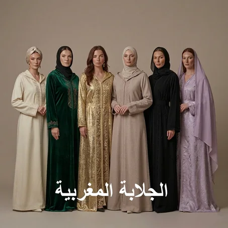 جلابة الأناقة المغربية