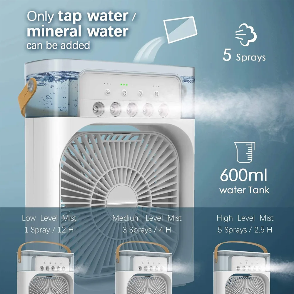عرض 2 مروحة مكيف الهواء المحمولة - Portable Air Conditioner Fan