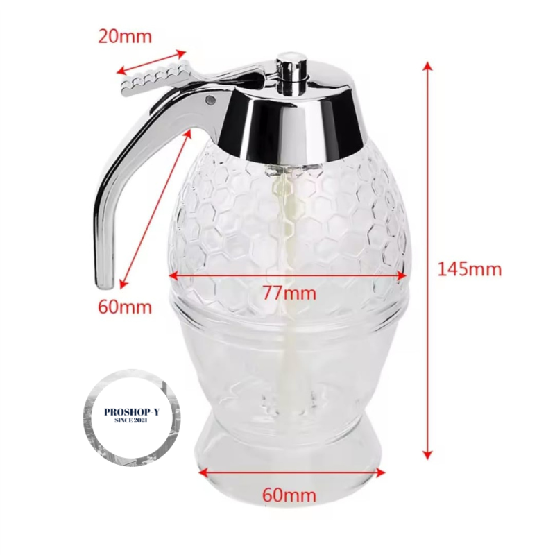 موزع عسل بتصميم خلية النحل