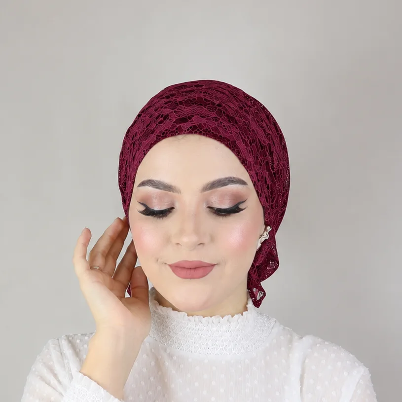 Turban Féminité en dentelle