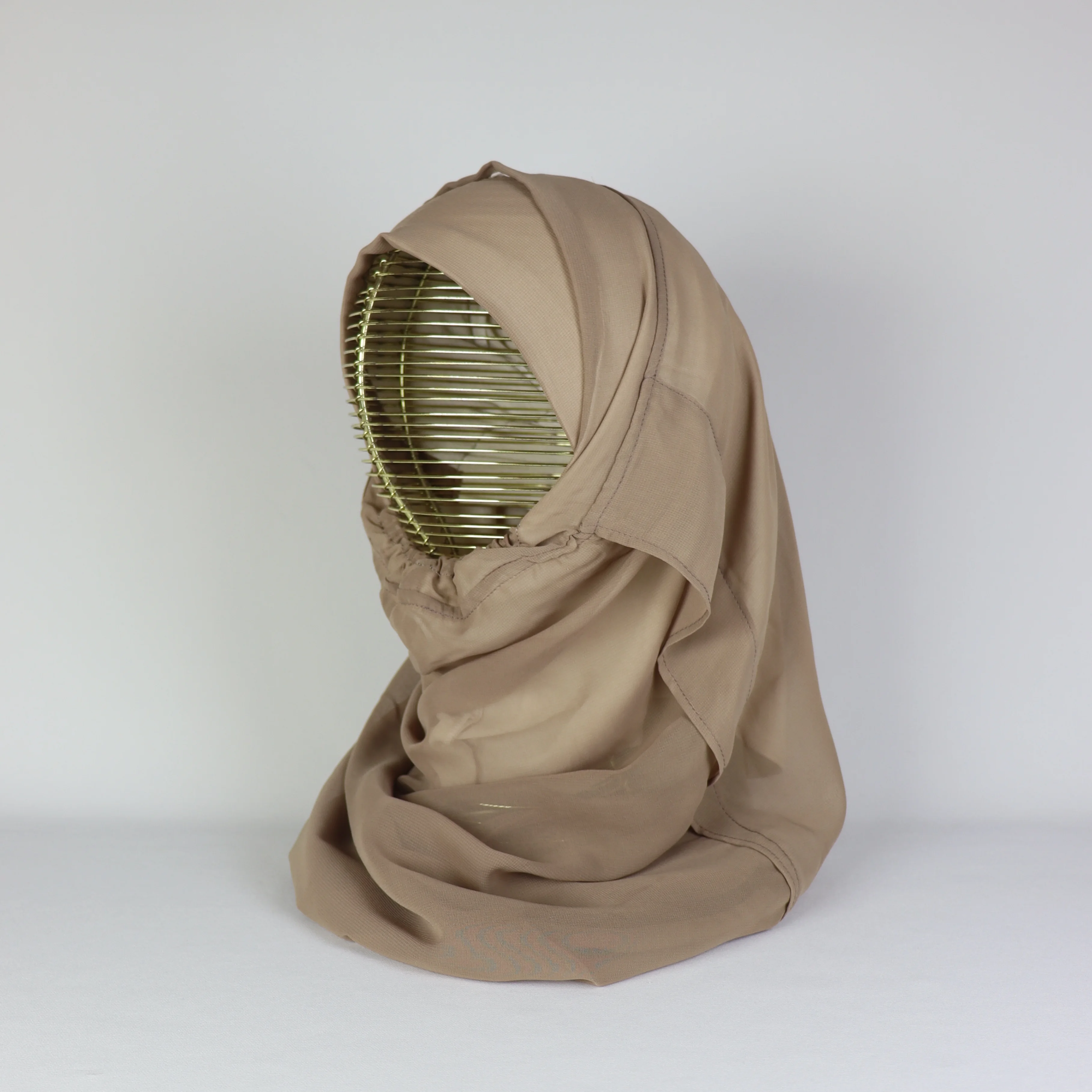 Foulard prêt-à-porter et bonnet avec élastique intégré