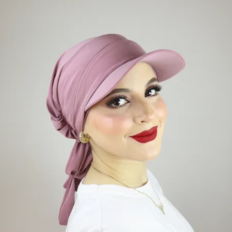 Turban froncé ou casquette ajustable et cache-cou  2 ou 3 pièces