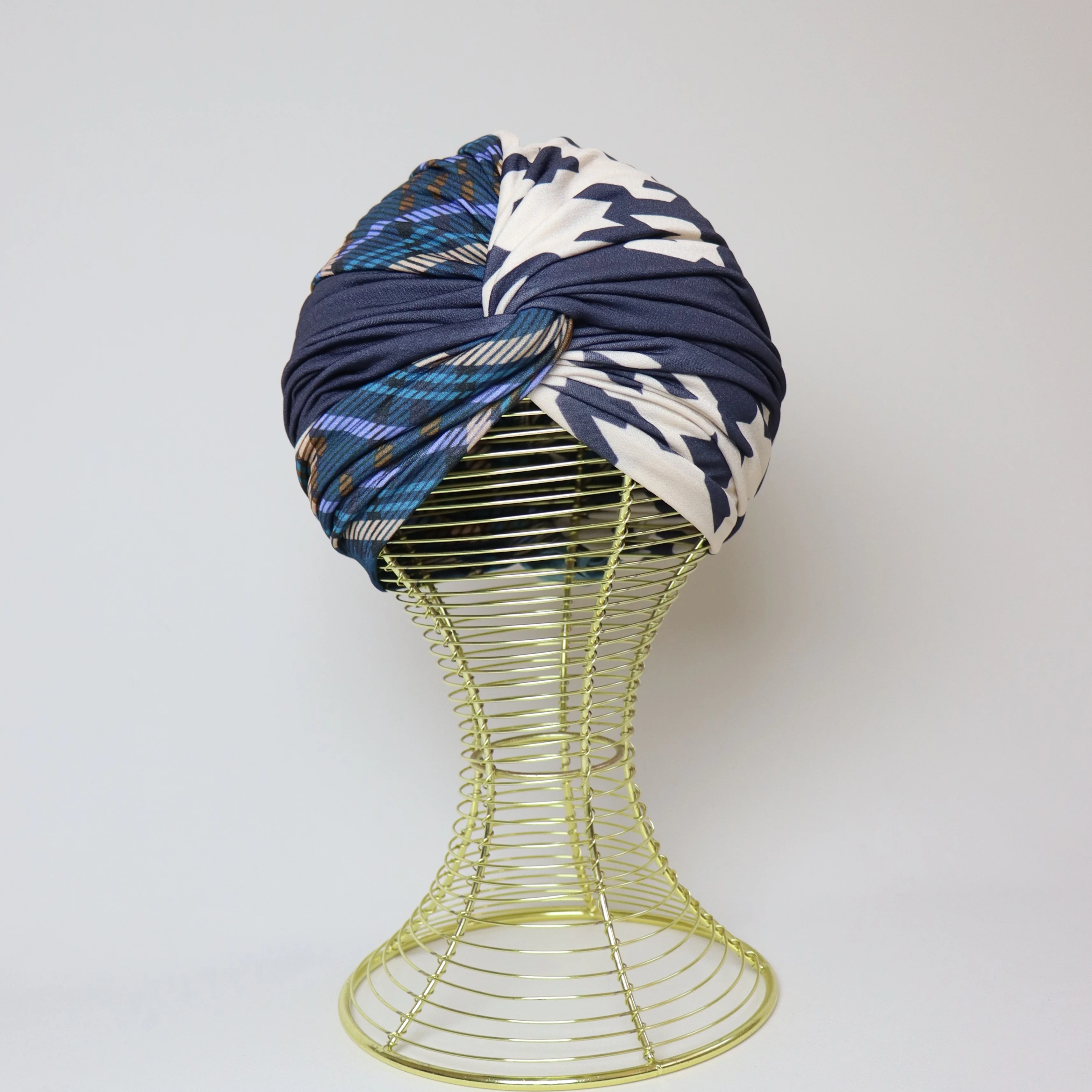 Turban Croisé Coton Imprimé
