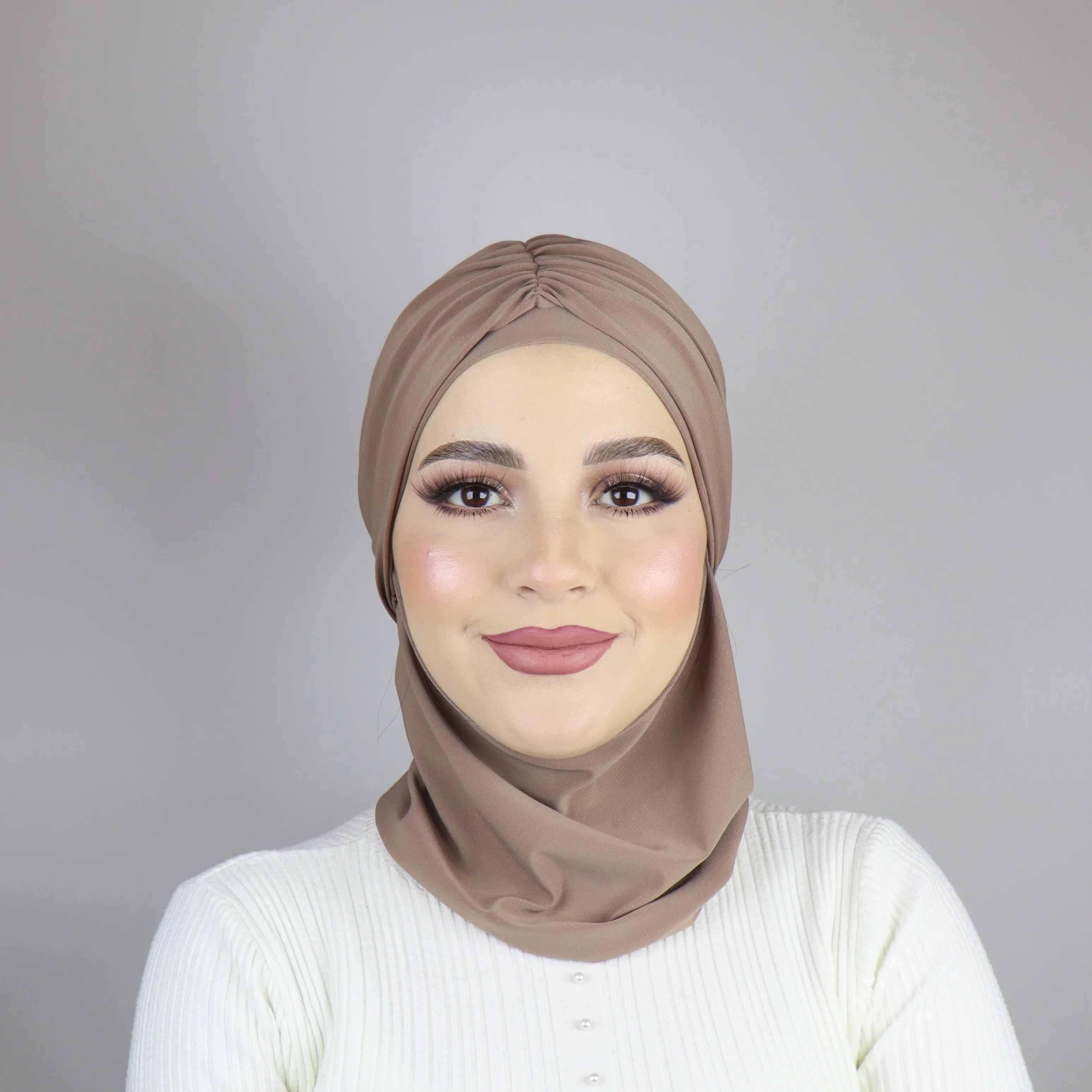 Turban froncé ou casquette ajustable et cache-cou  2 ou 3 pièces