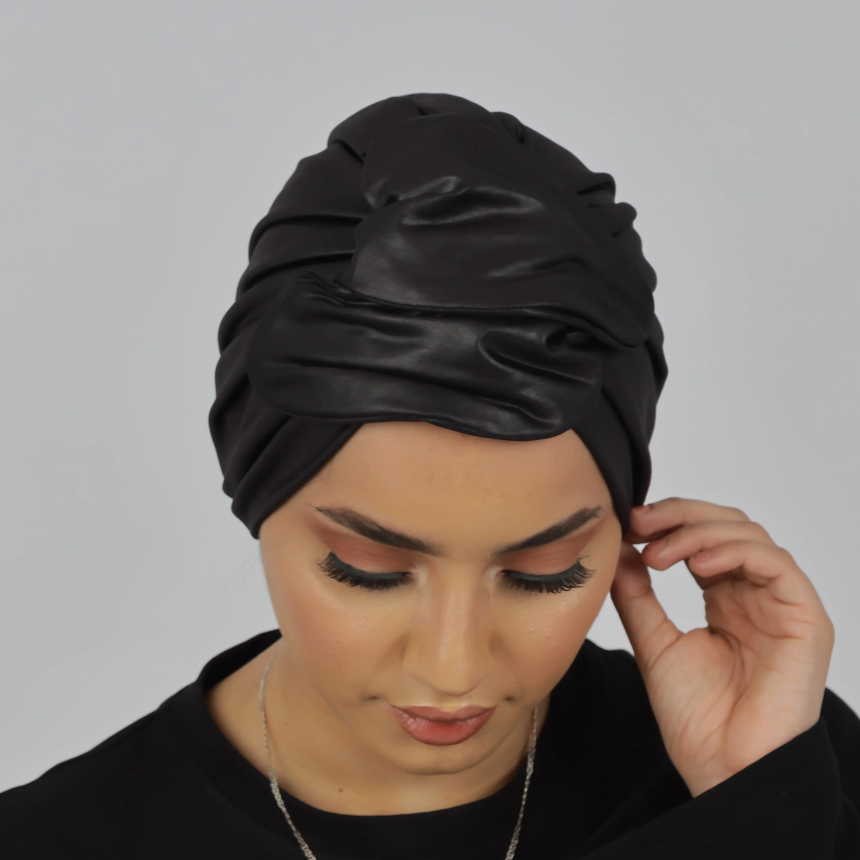 Turban Semi Wire effet cuir