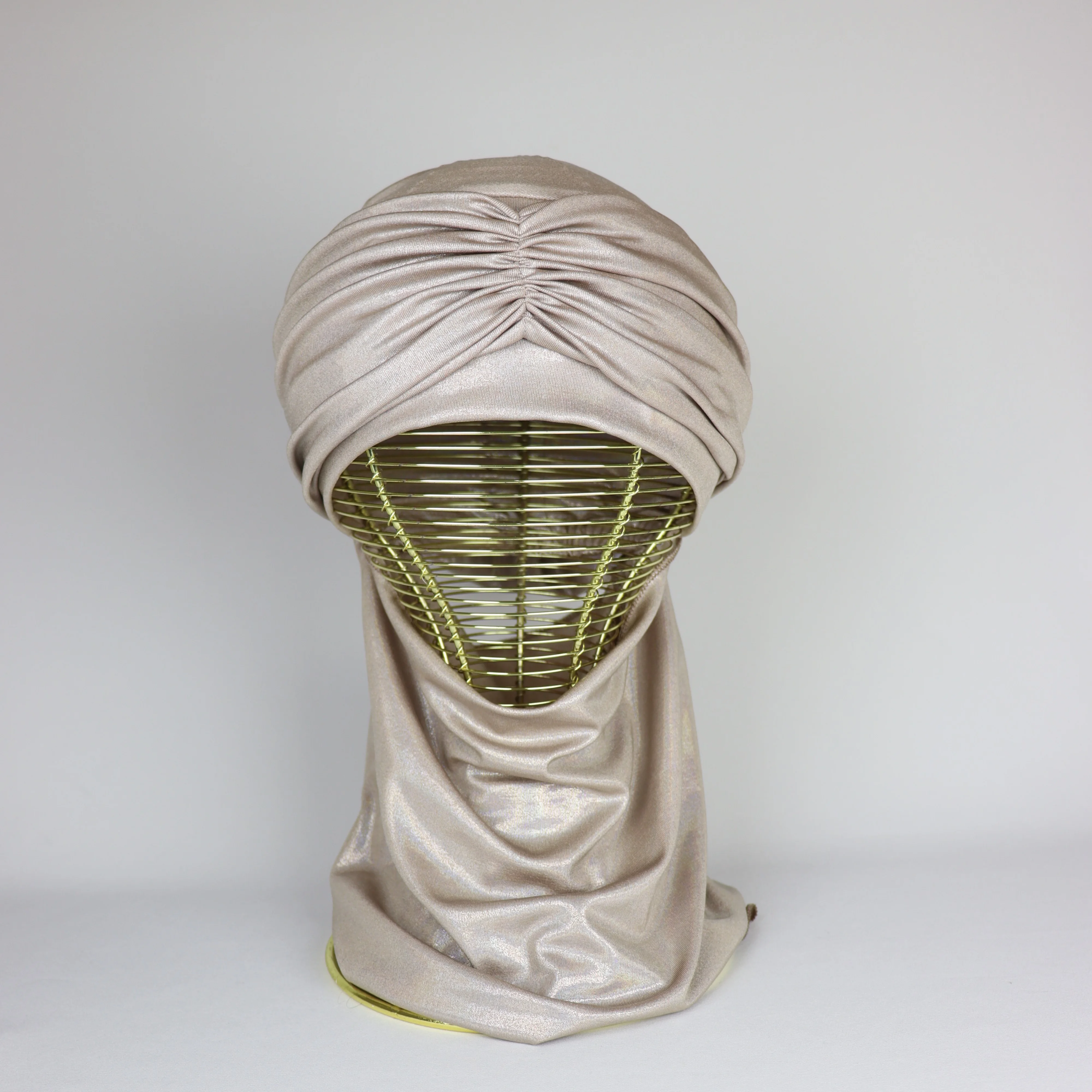 Turban froncé ou casquette ajustable et cache-cou  2 ou 3 pièces