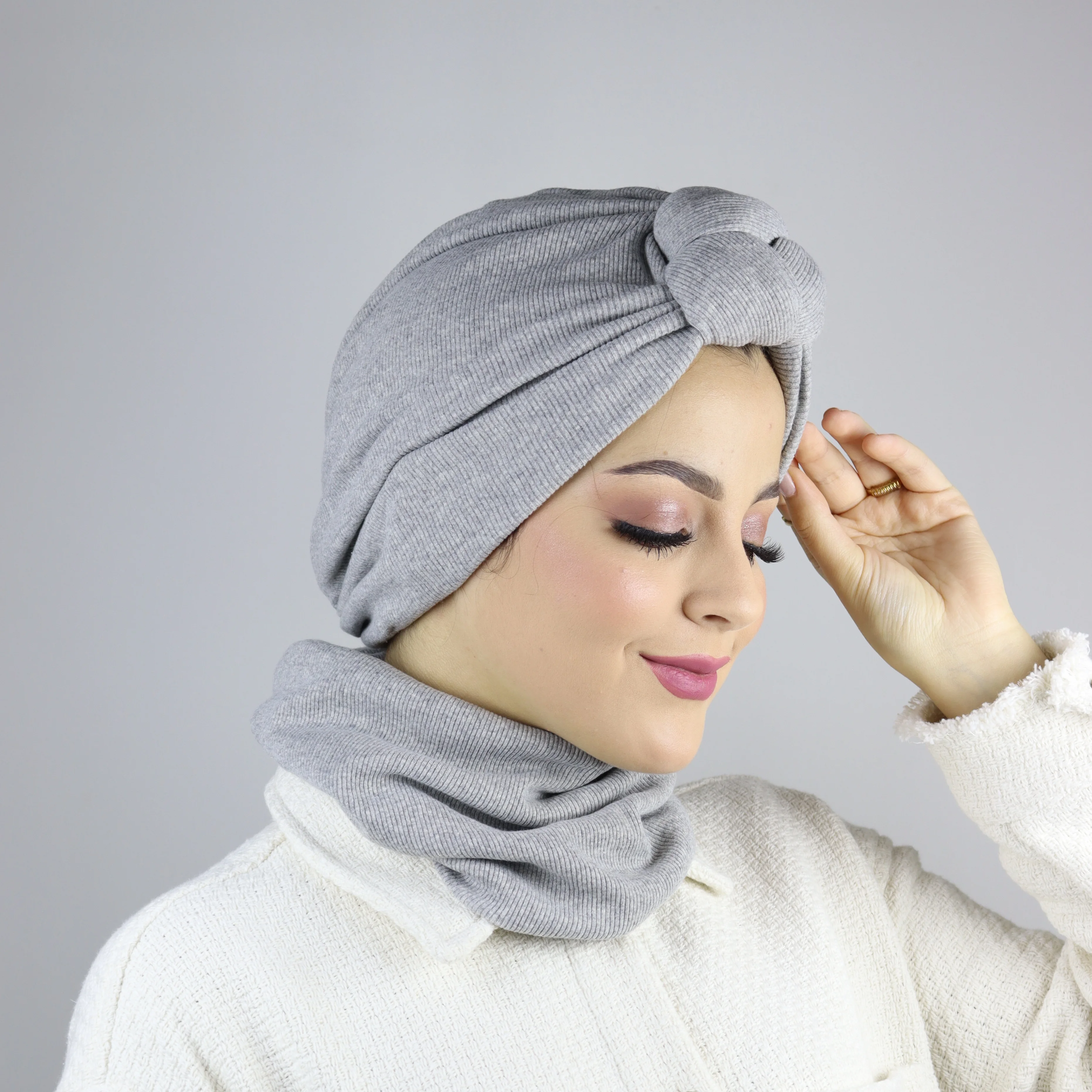 Turban Hiver Noué Coton
