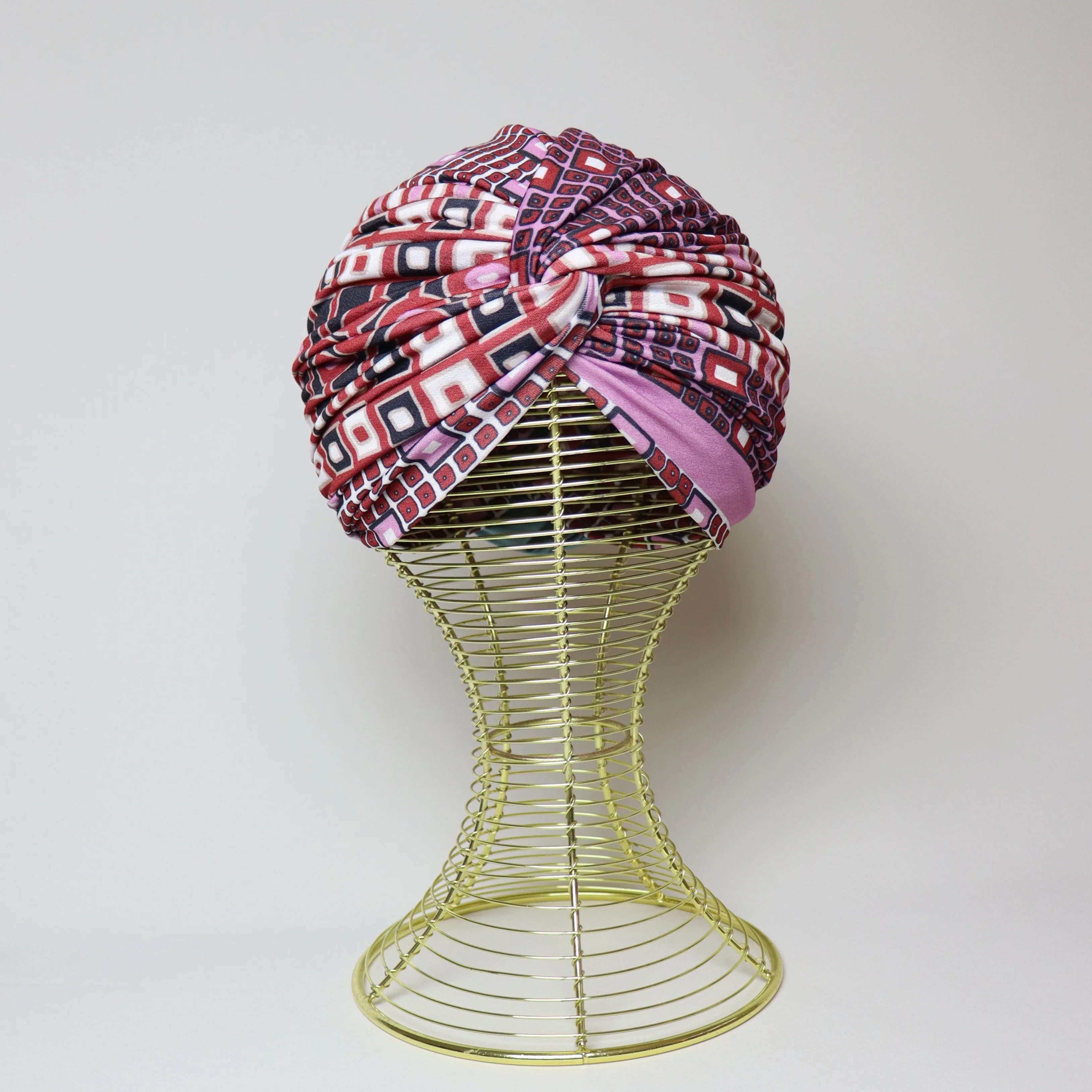 Turban Croisé Coton Imprimé