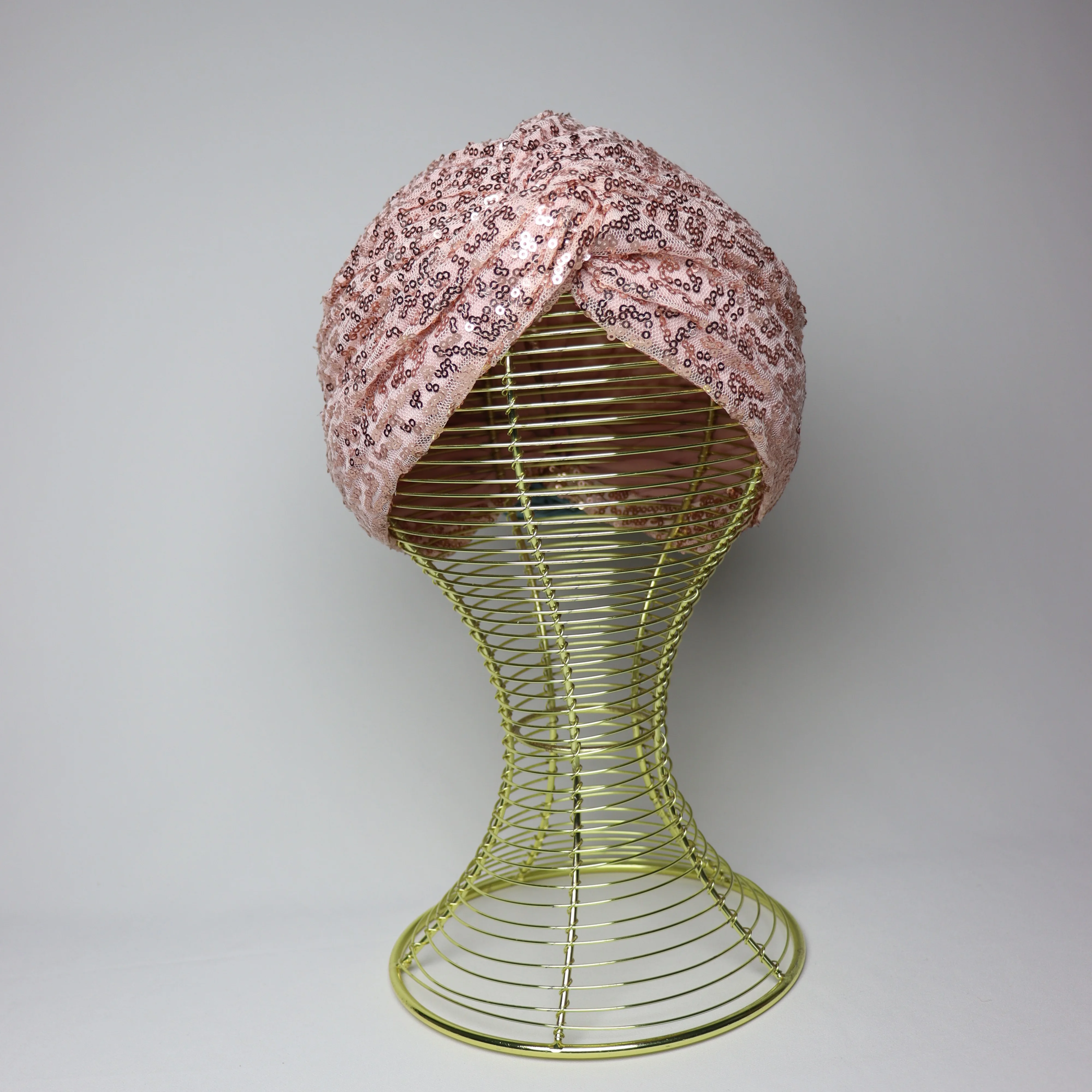 Turban Croisé À Paillettes