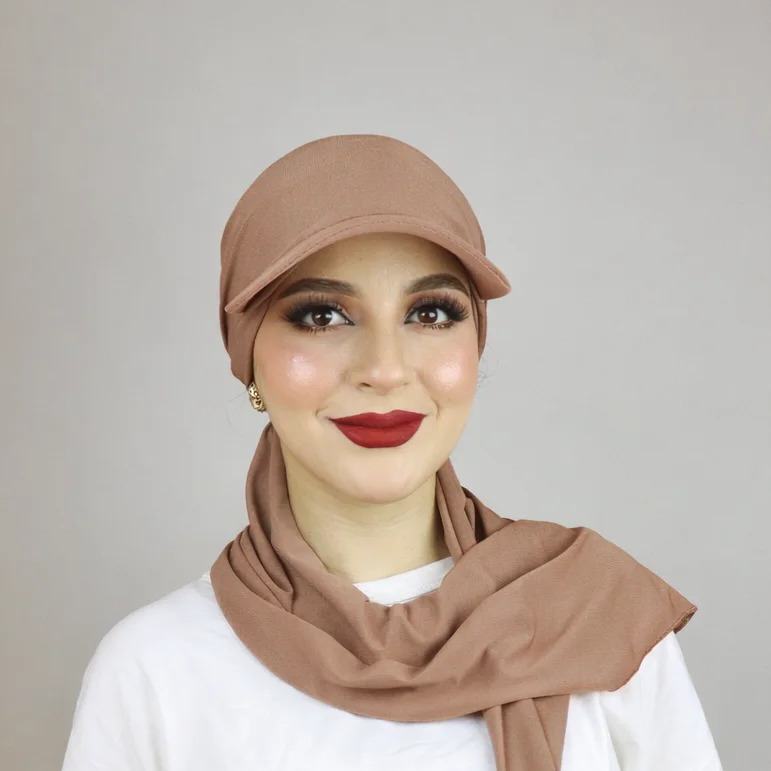 Turban châle casquette ajustable