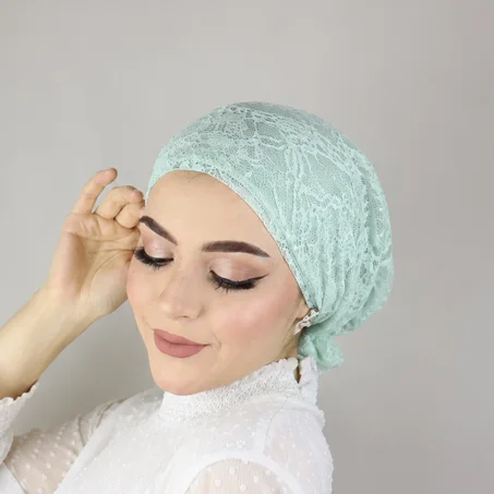 Turban Féminité en dentelle