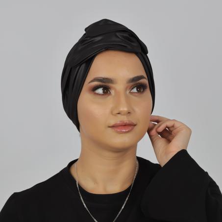Turban Semi Wire effet cuir