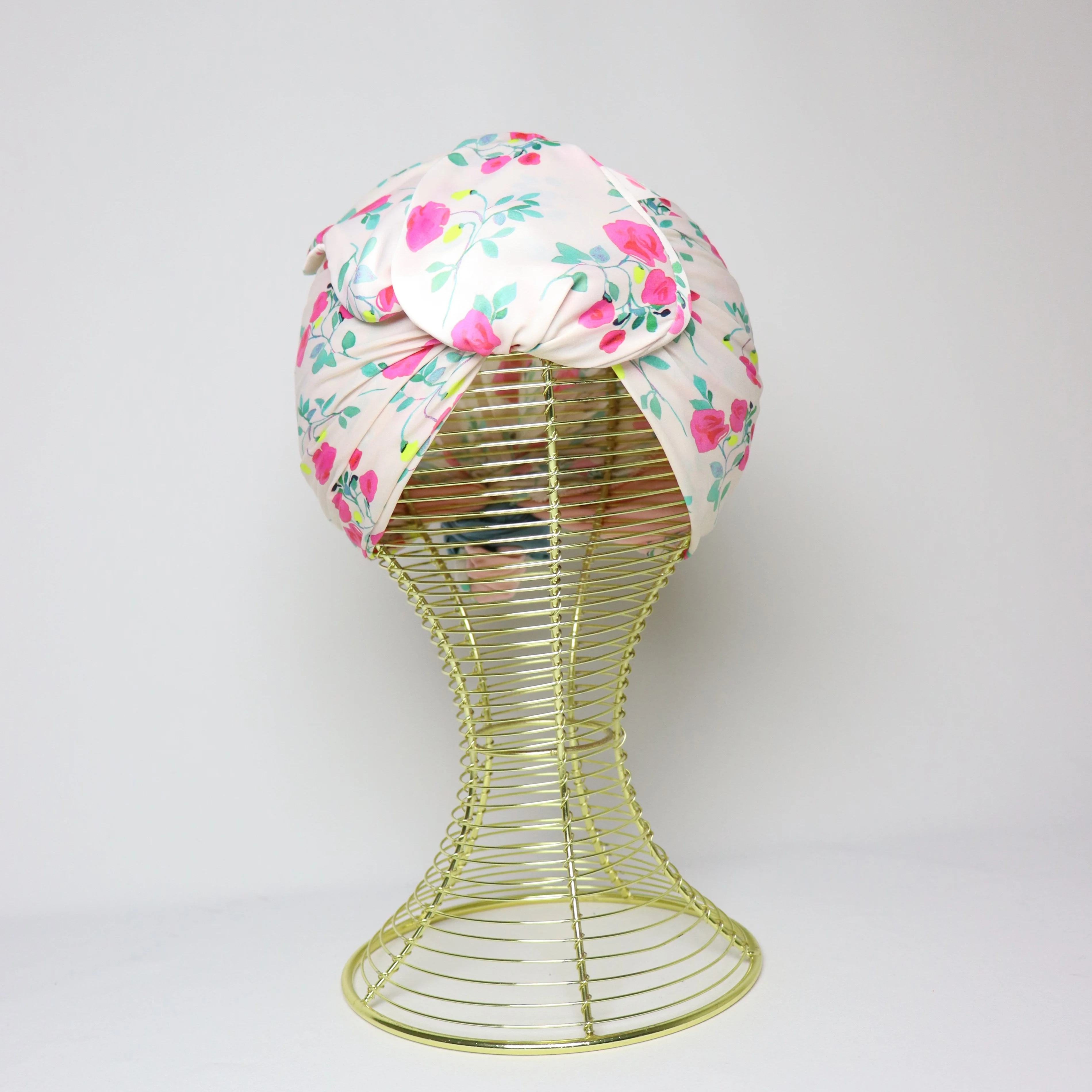Turban Wire Satin Imprimé