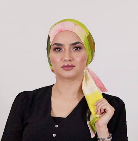 Turban foulard ajustable