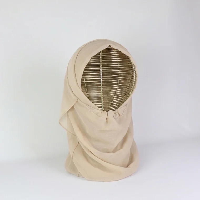 Foulard prêt-à-porter et bonnet avec élastique intégré