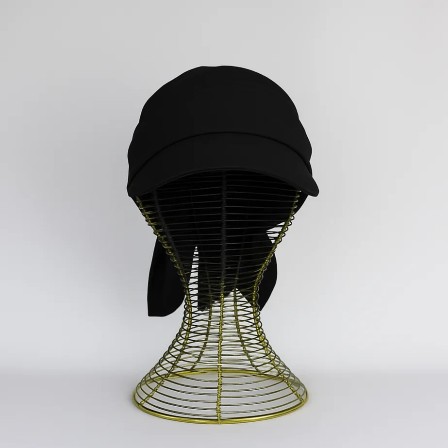 Turban froncé ou casquette ajustable et cache-cou  2 ou 3 pièces