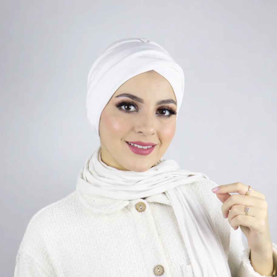 Turban Chale Jasmine coton