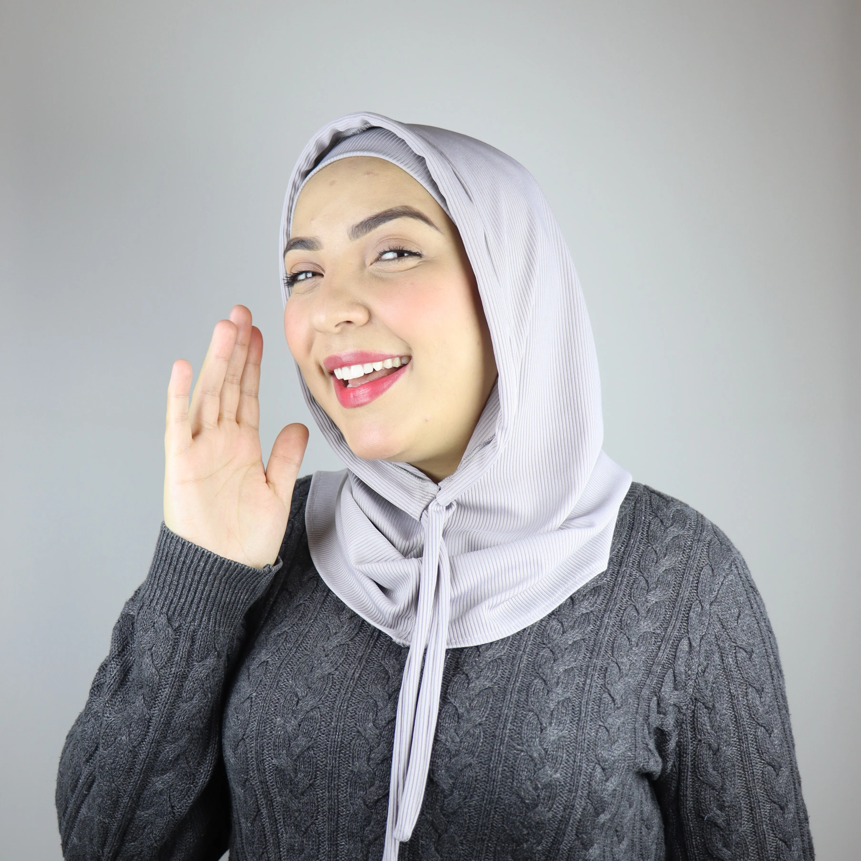 Turban capuche 2 pièces Cou fermé