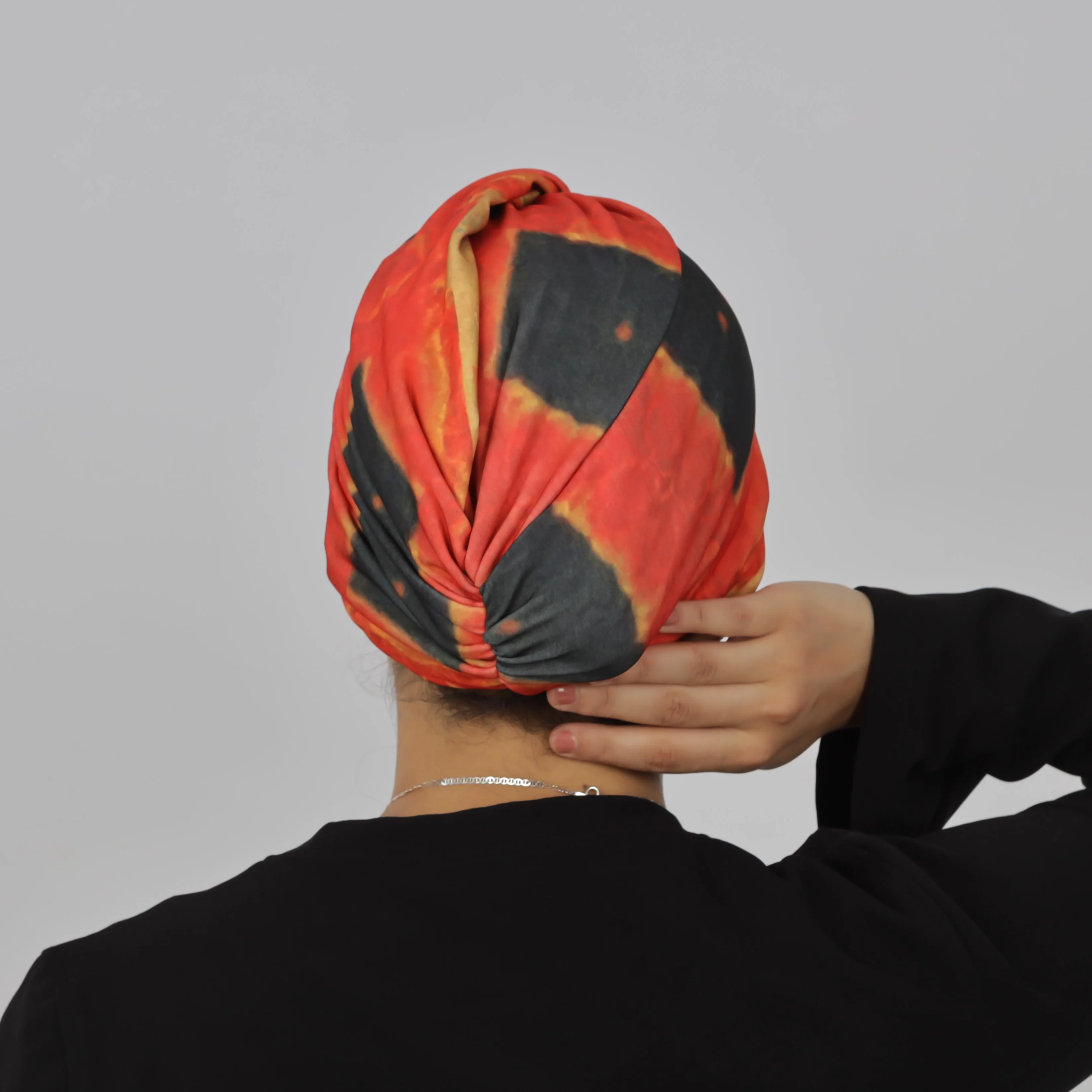 Turban Croisé Coton Imprimé