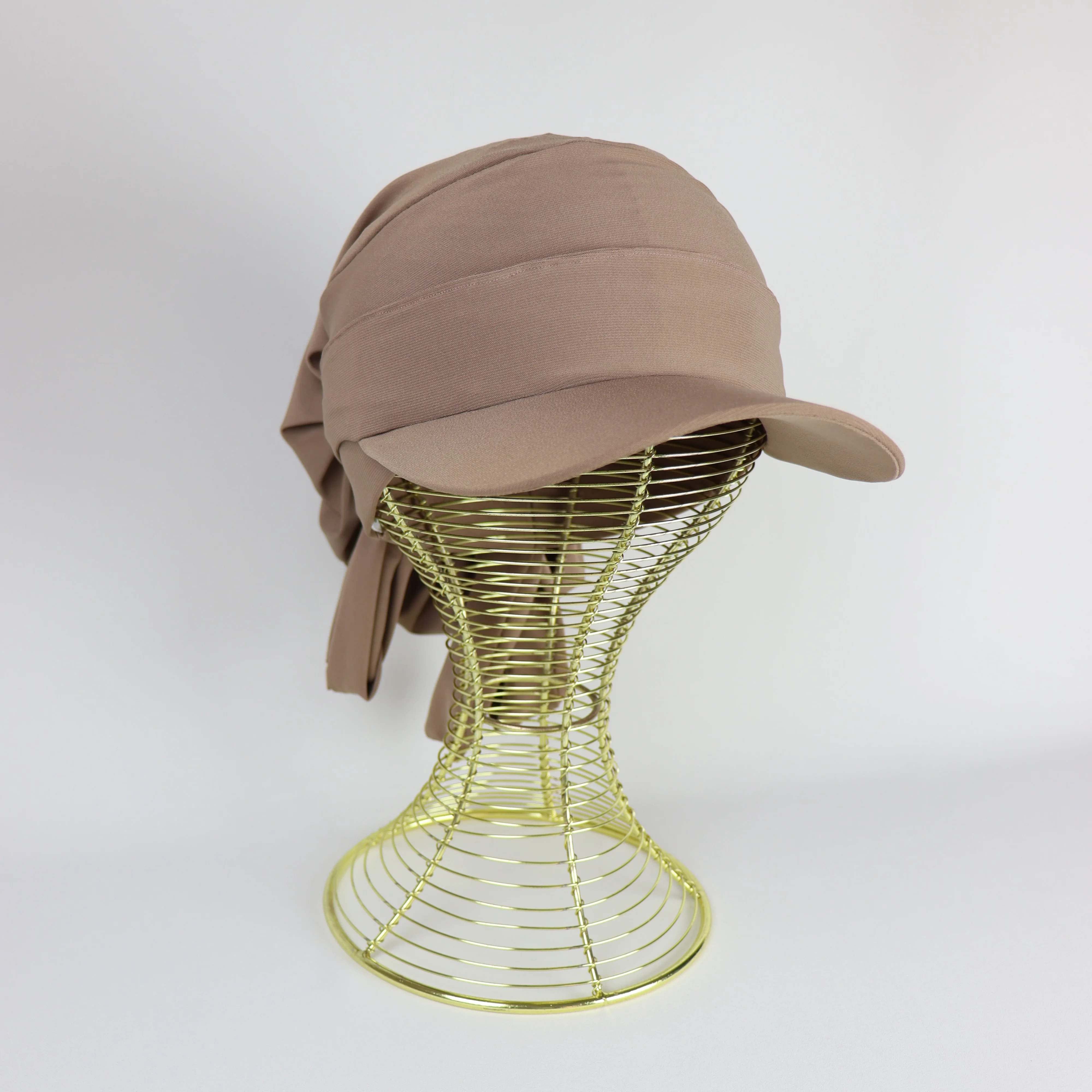 Turban froncé ou casquette ajustable et cache-cou  2 ou 3 pièces