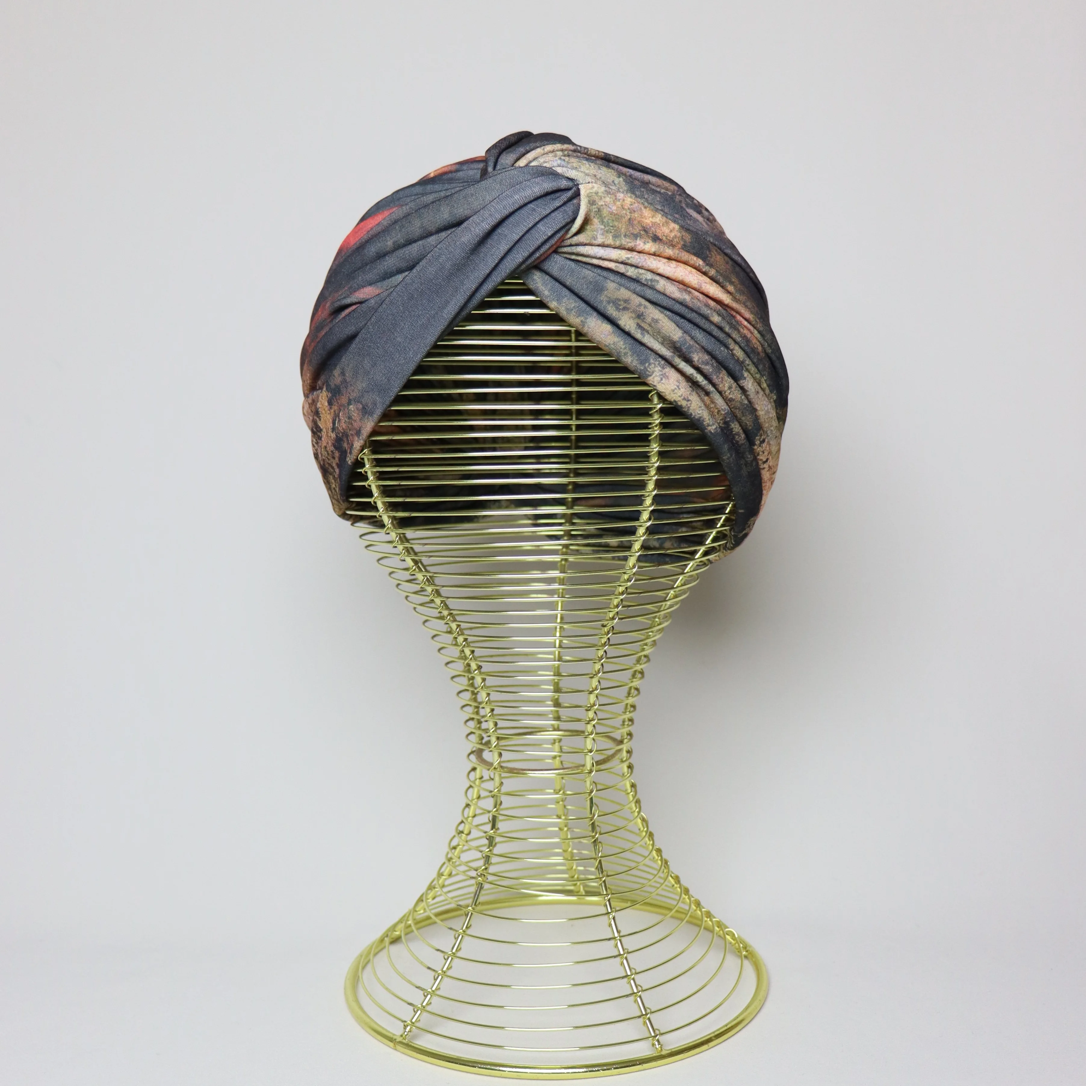 Turban Croisé Coton Imprimé
