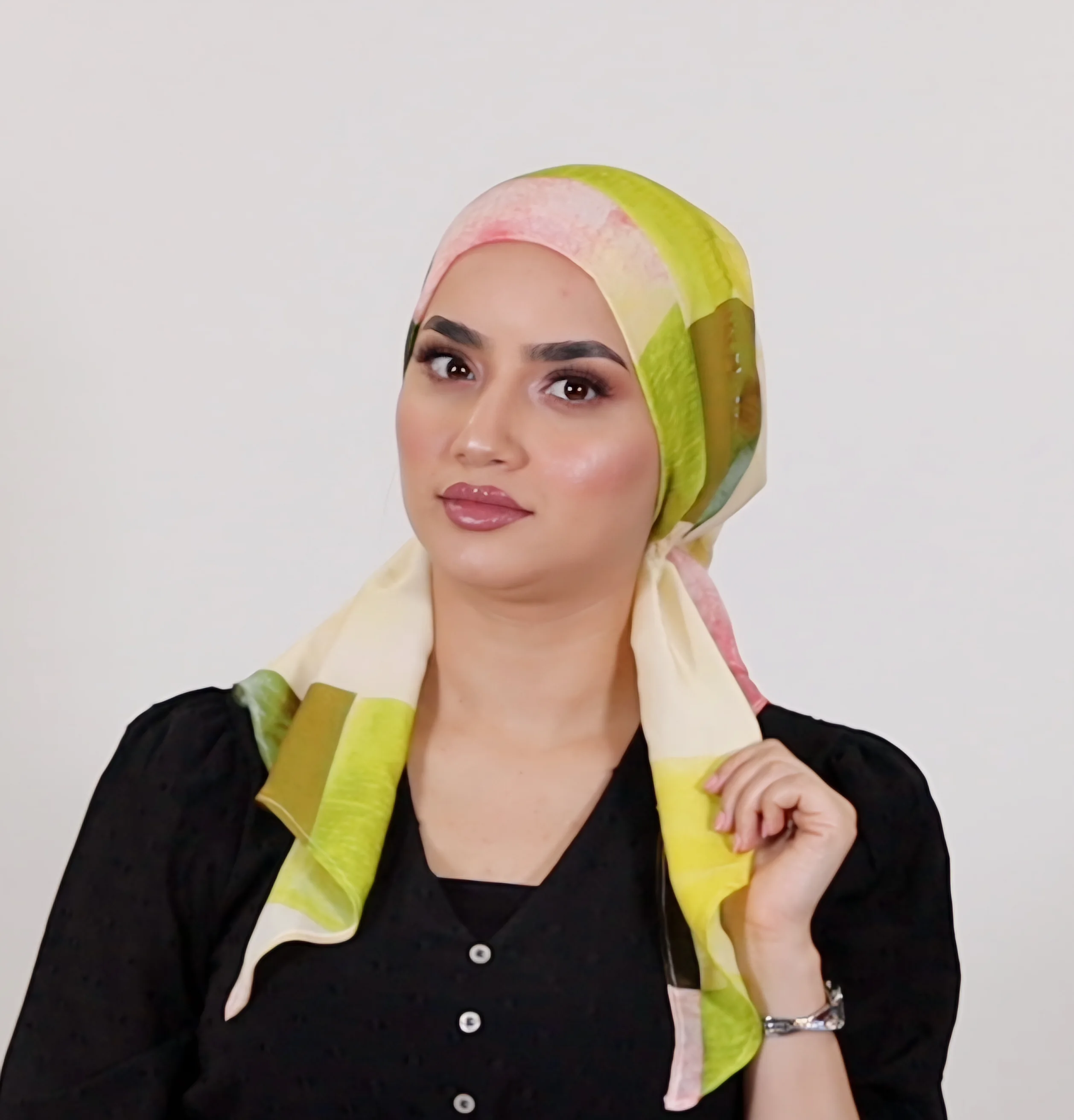 Turban foulard ajustable