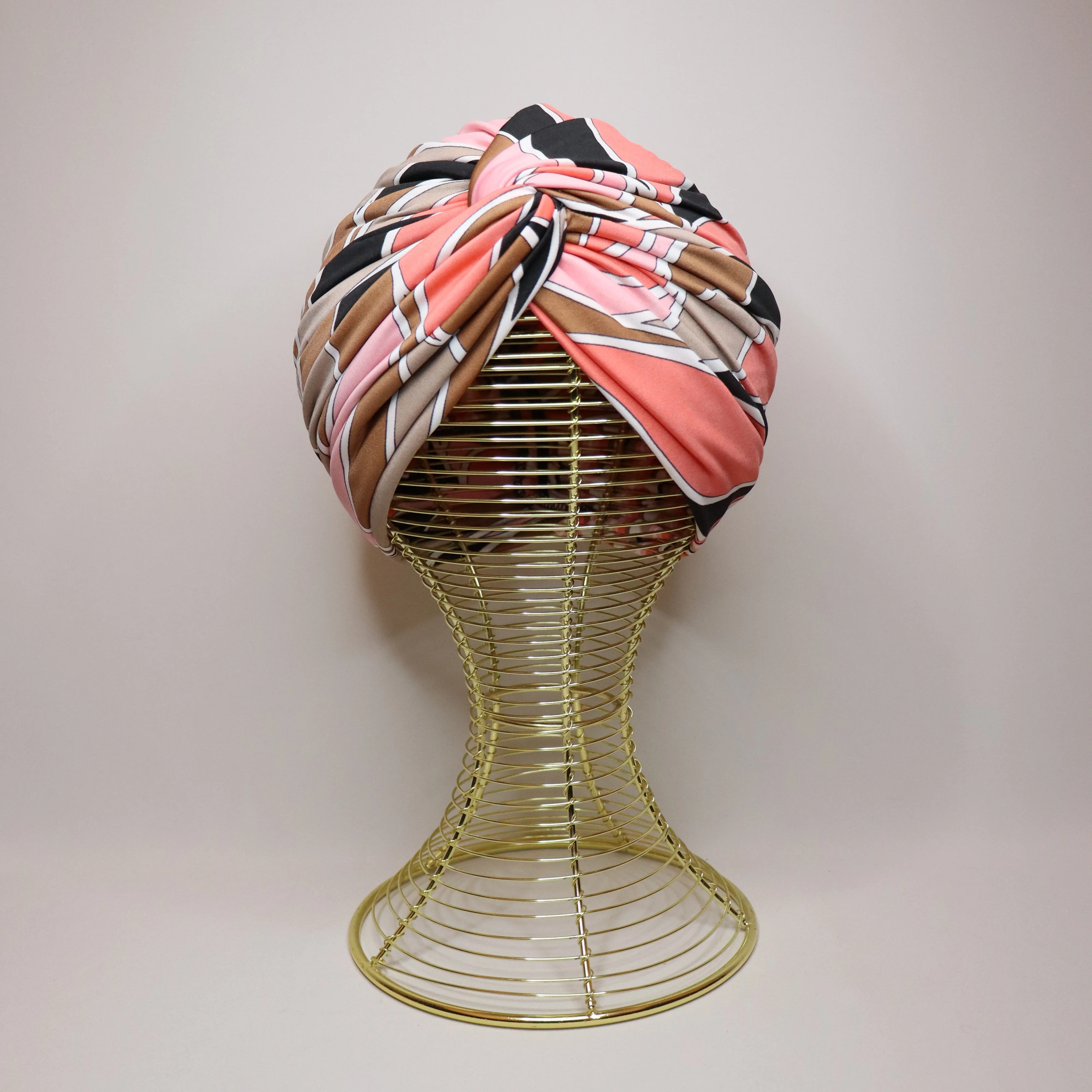 Turban Croisé Coton Imprimé