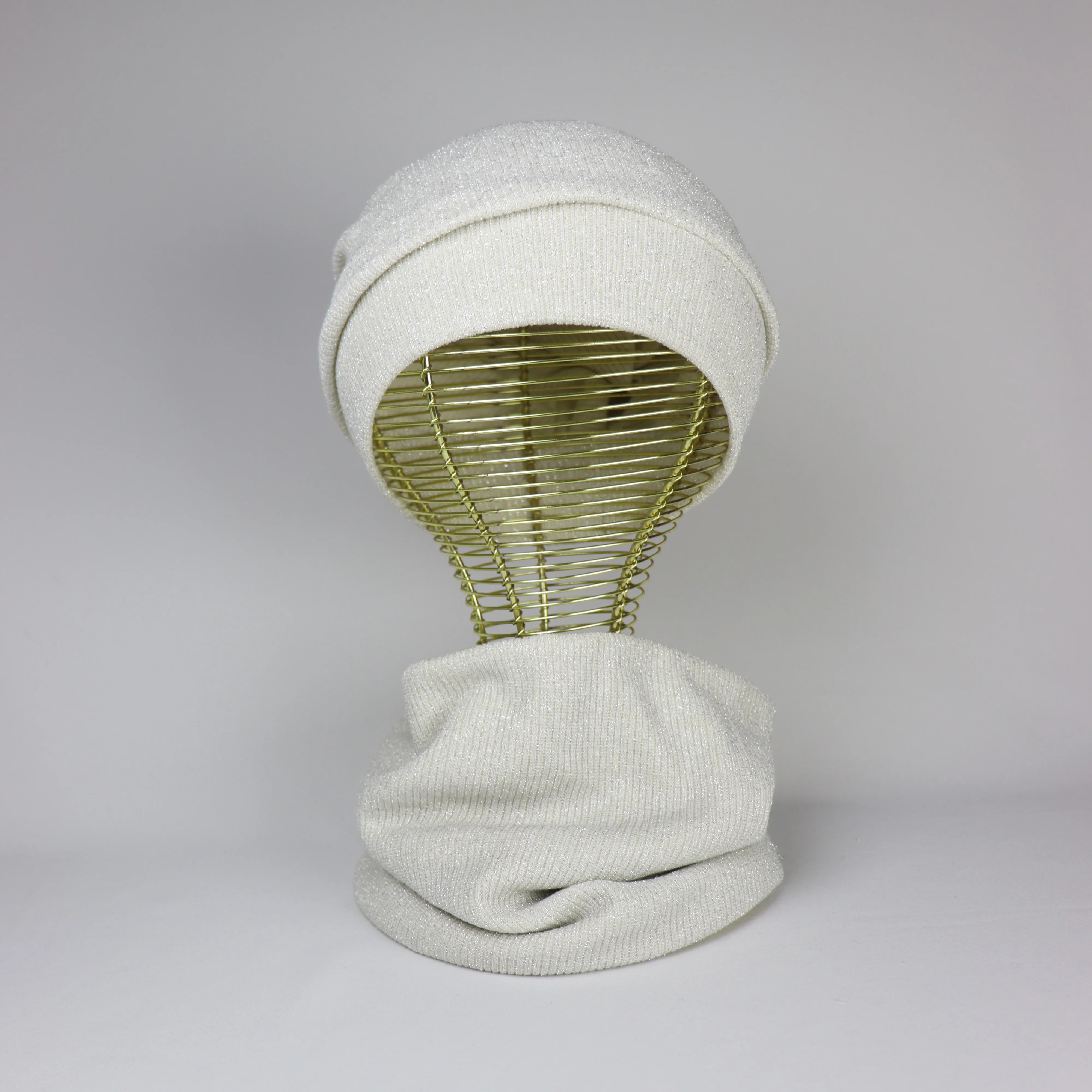 Turban Hiver 2 piéces Pailleté