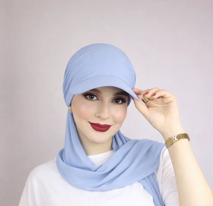 Turban châle casquette ajustable