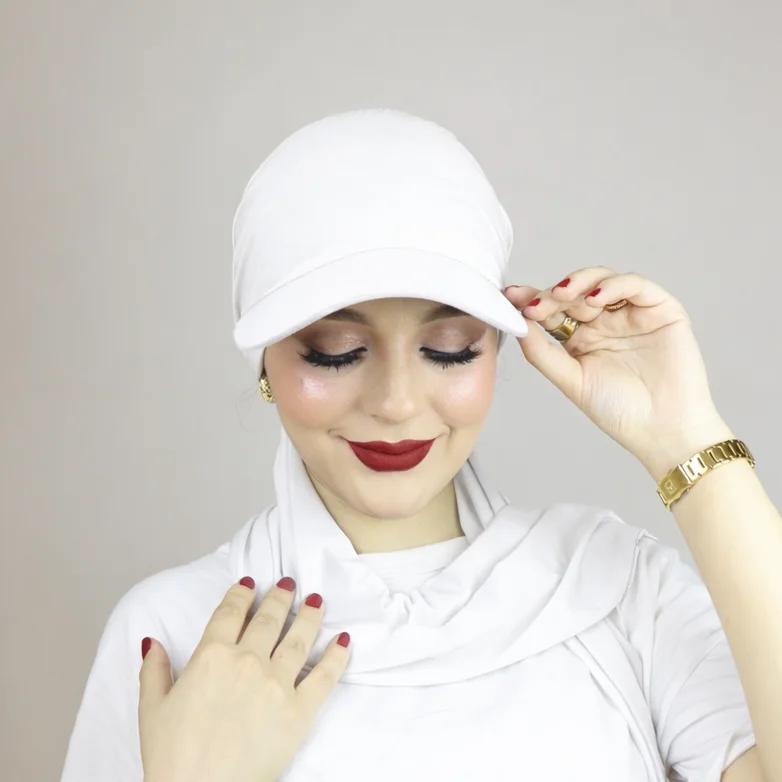 Turban châle casquette ajustable