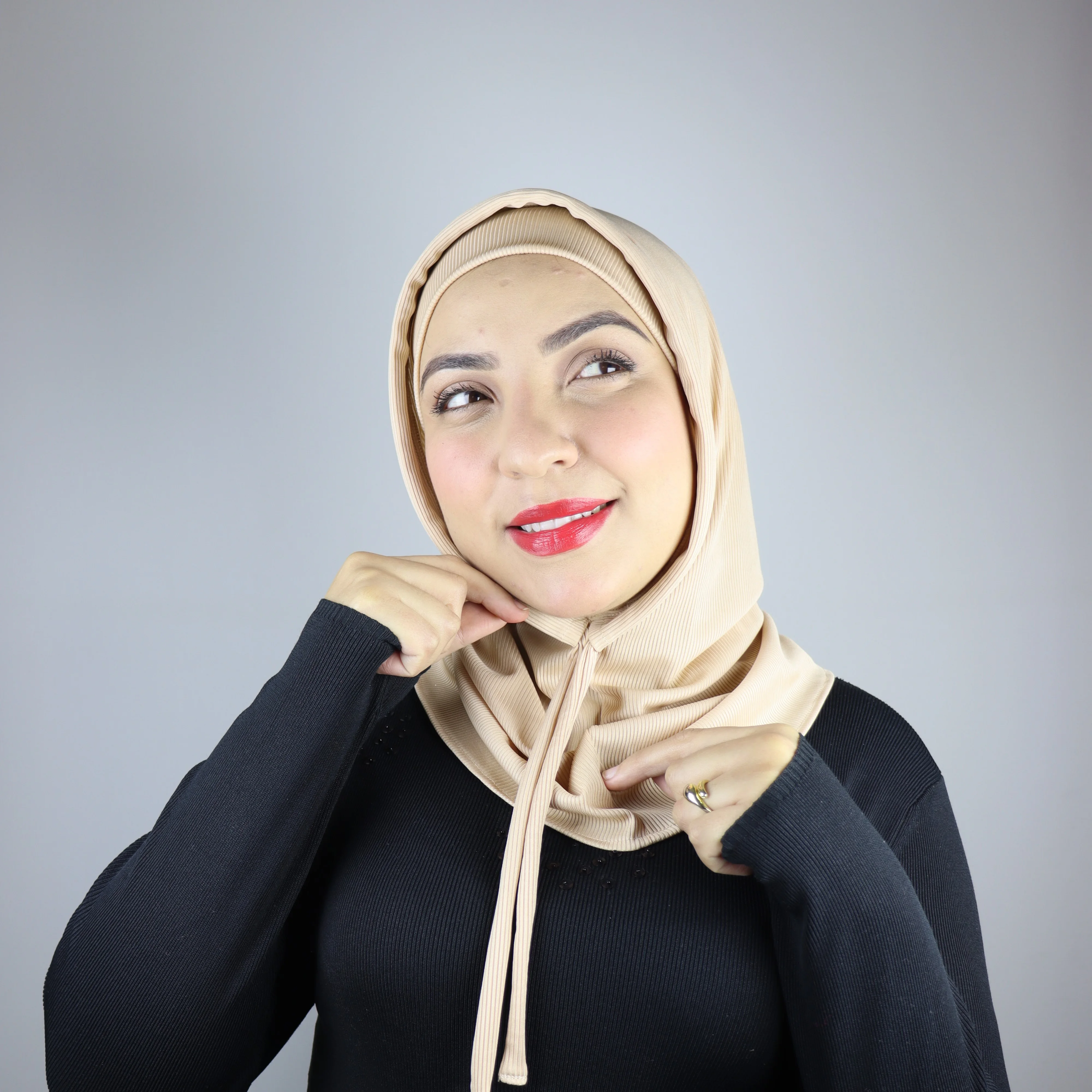 Turban capuche 2 pièces Cou fermé