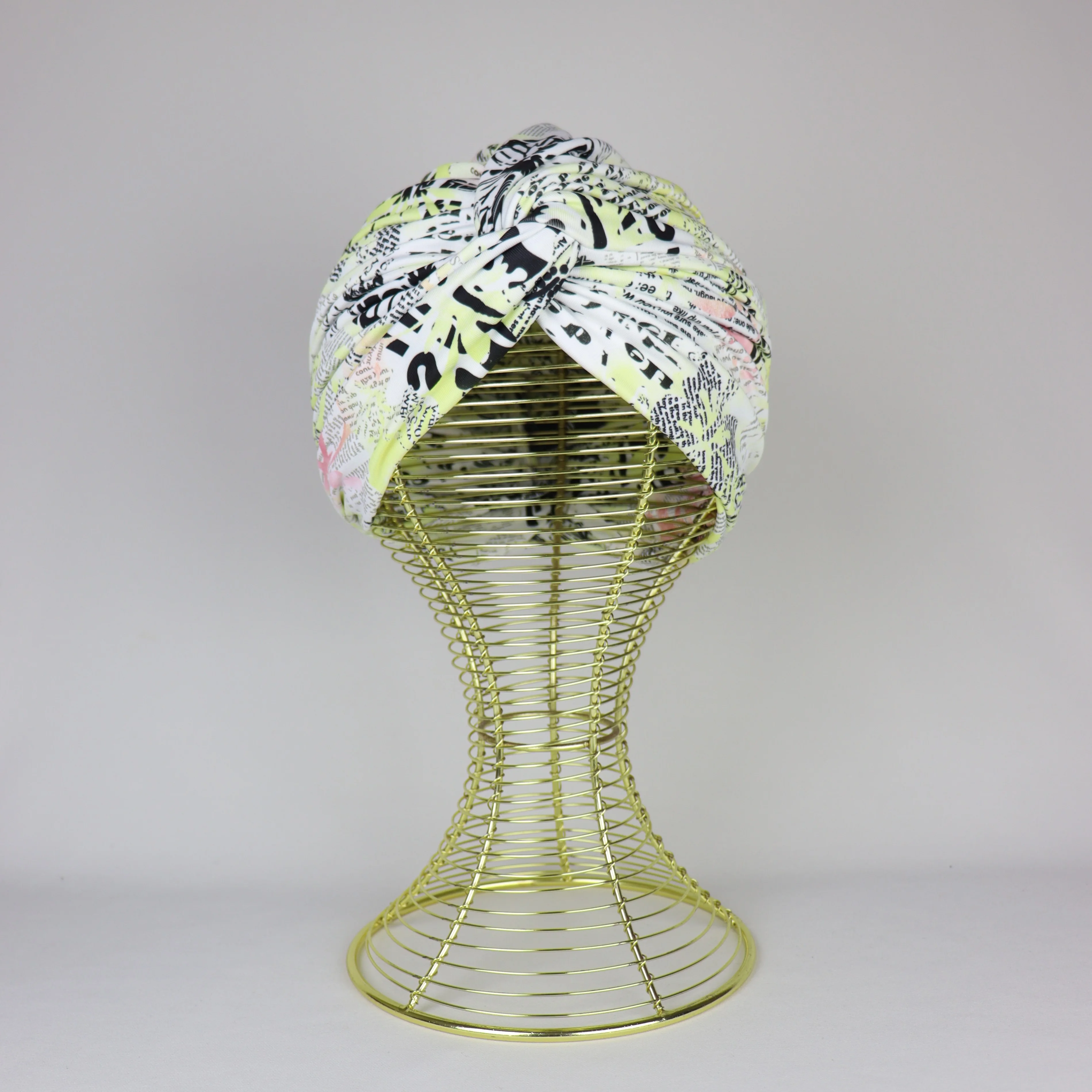 Turban Croisé Coton Imprimé