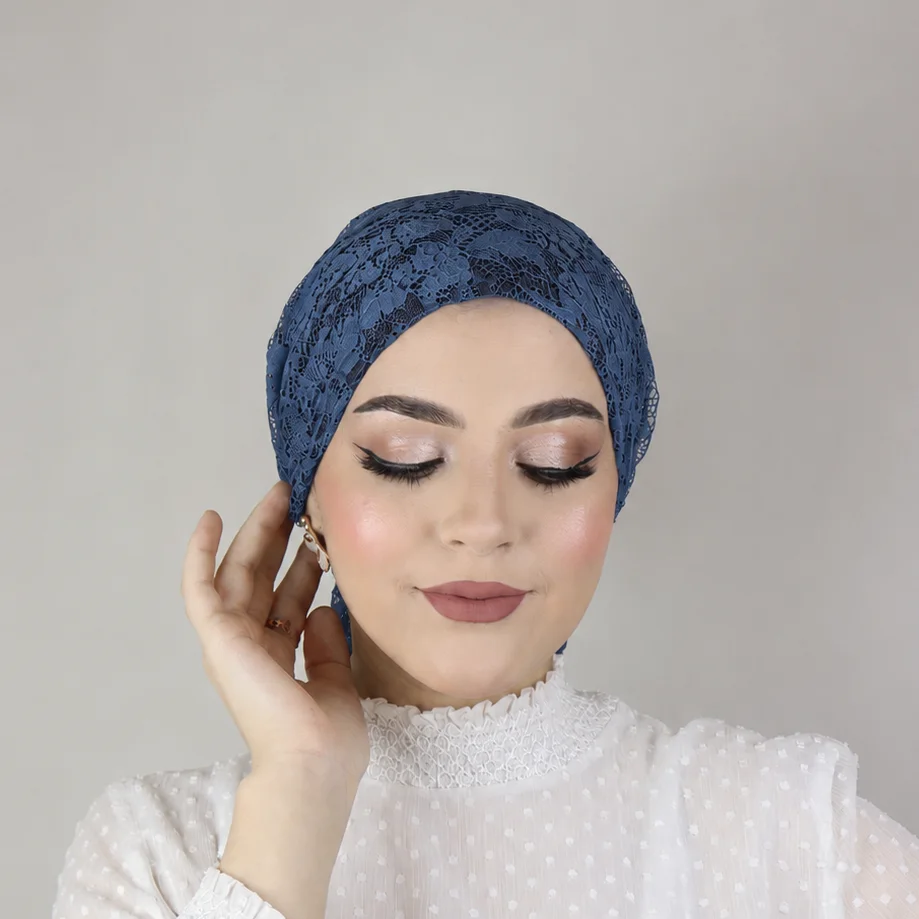 Turban Féminité en dentelle