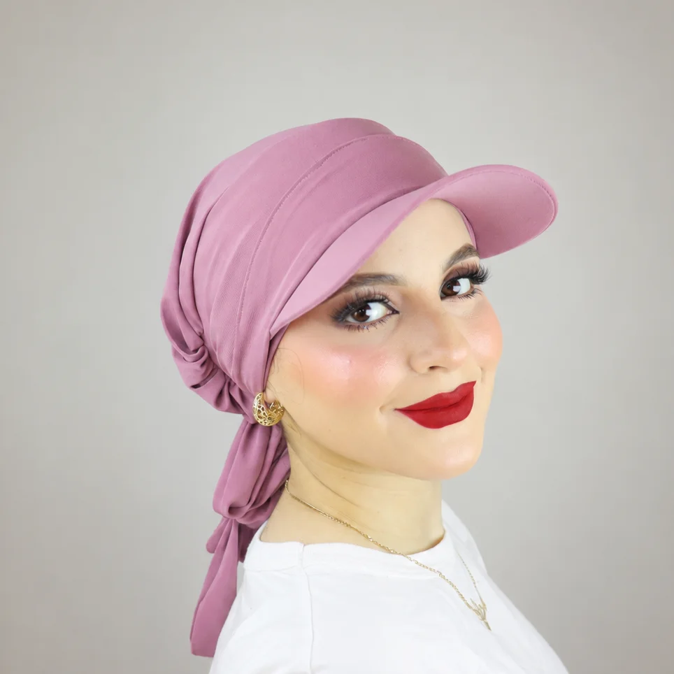 Turban froncé ou casquette ajustable et cache-cou  2 ou 3 pièces