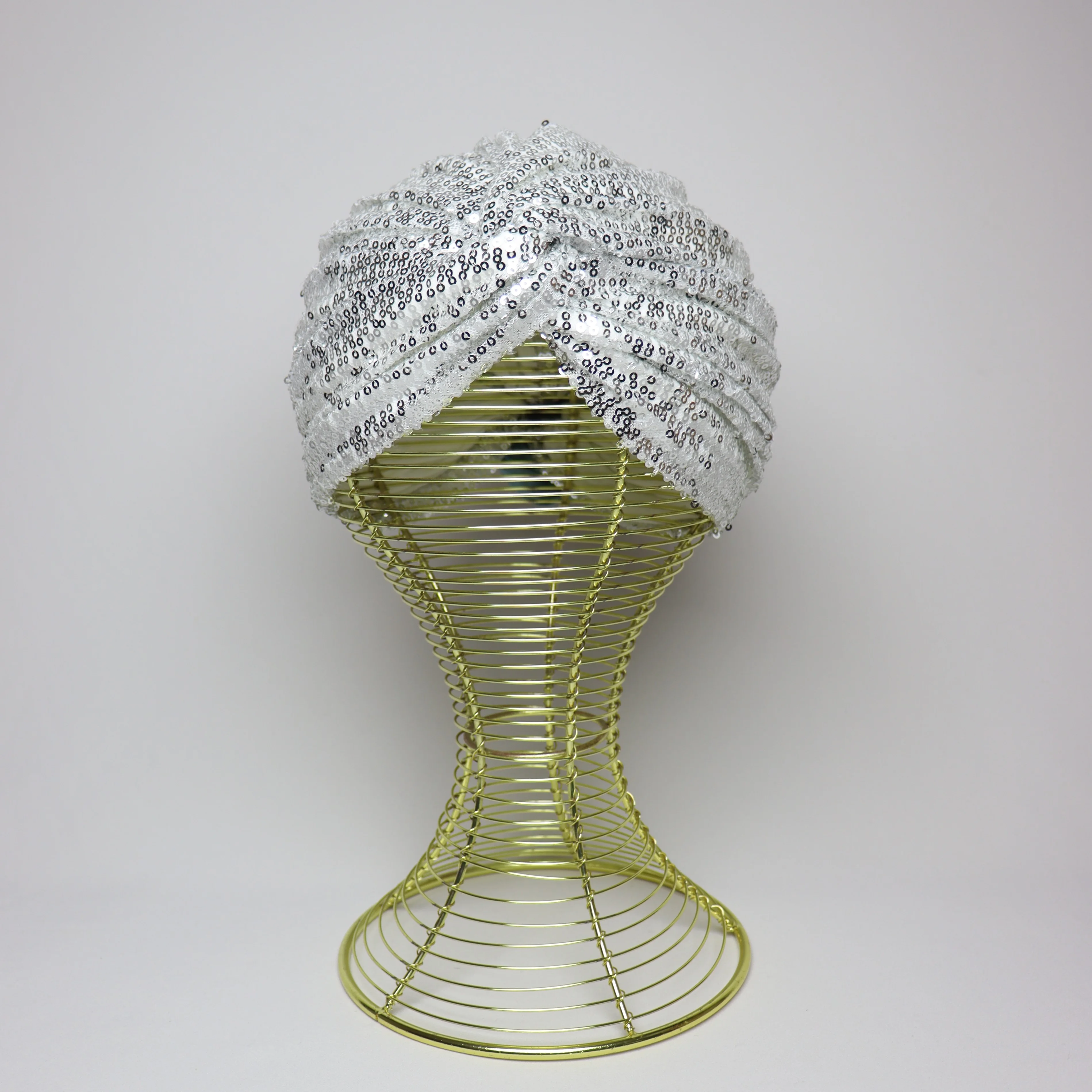 Turban Croisé À Paillettes