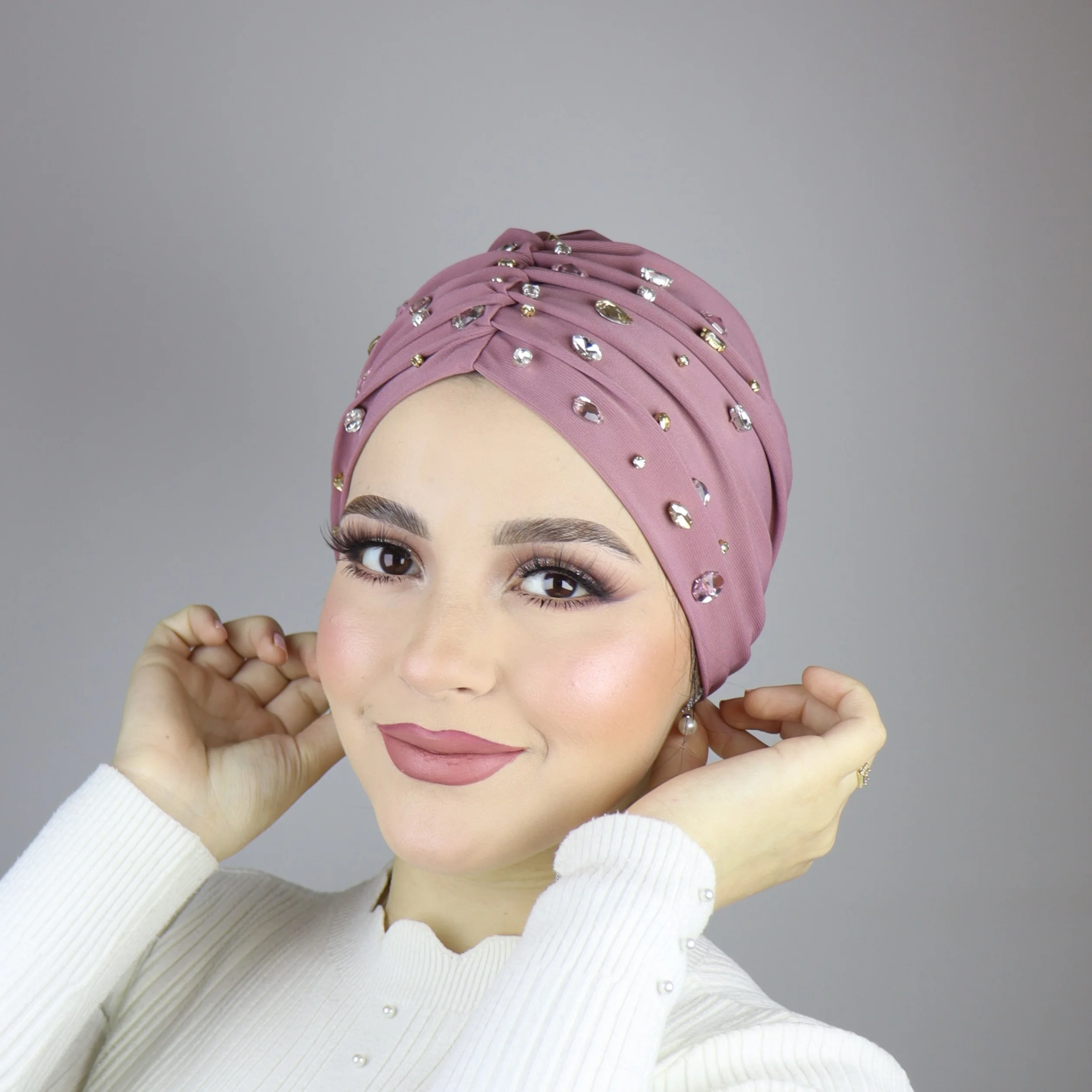  Turban Soirée Pérlé Abstact