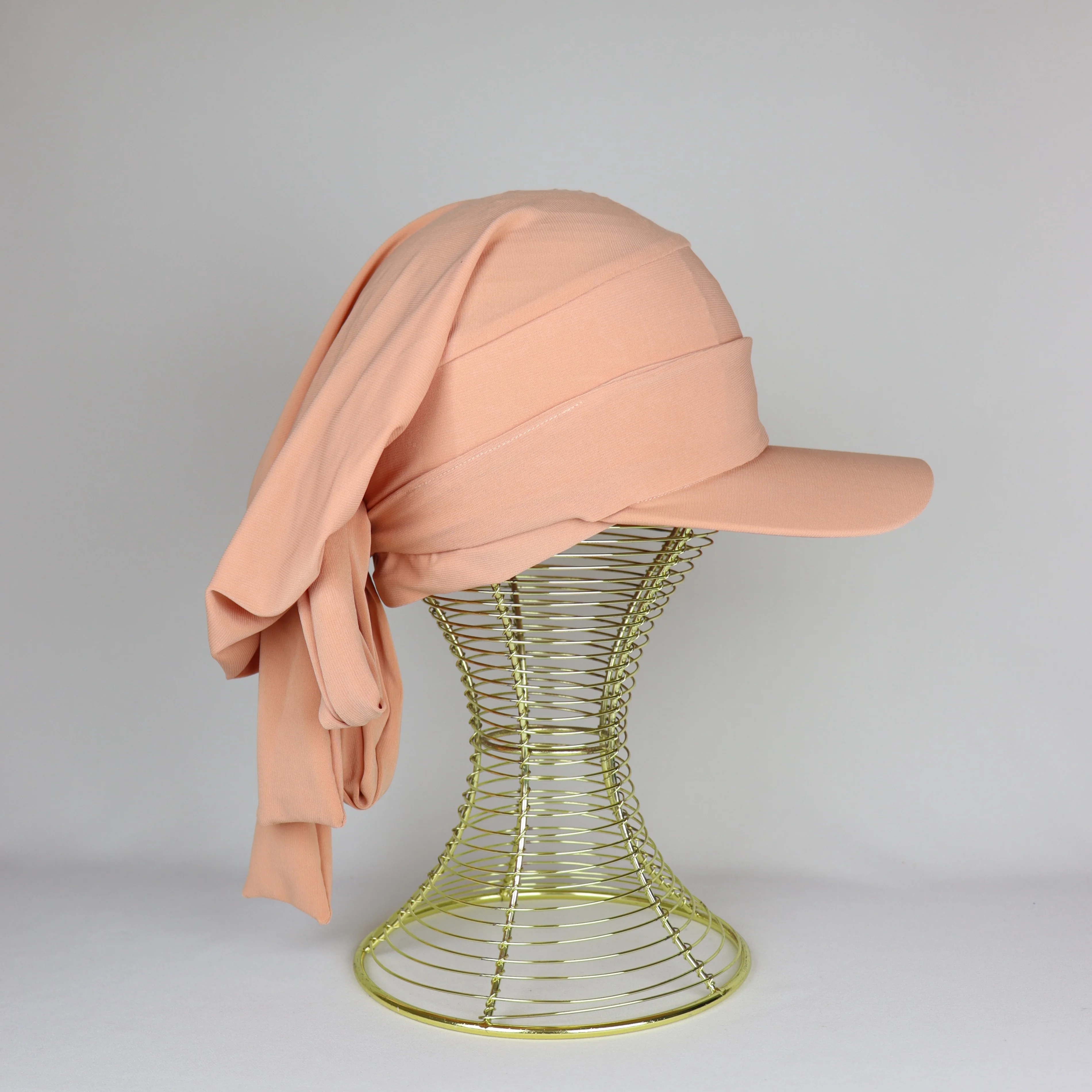 Turban froncé ou casquette ajustable et cache-cou  2 ou 3 pièces