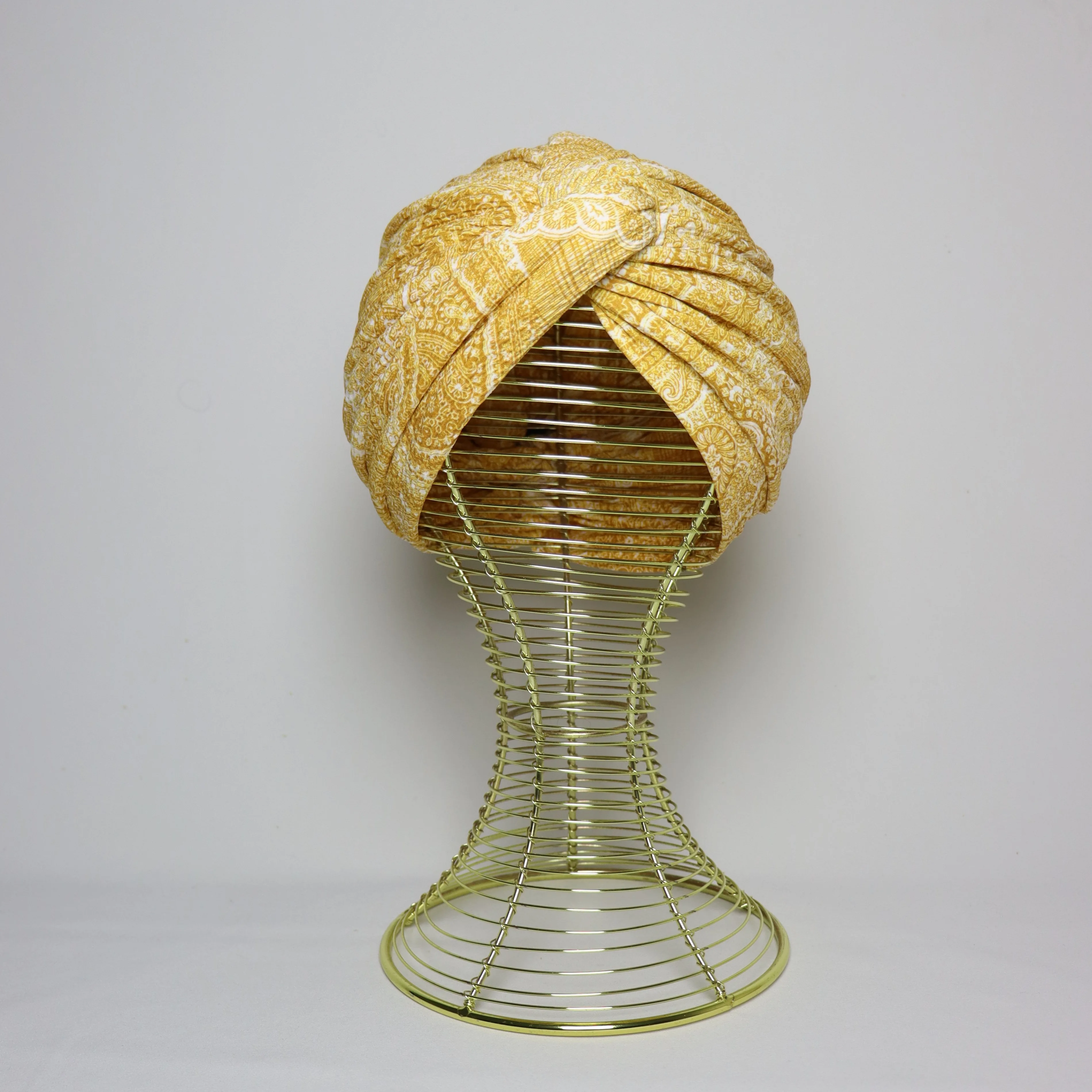 Turban Croisé Coton Imprimé