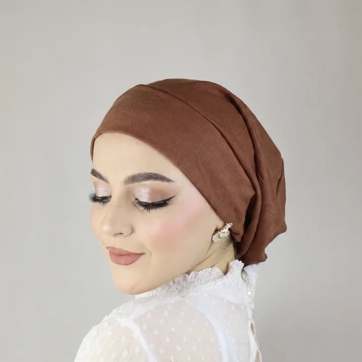 Béret d'été en lin