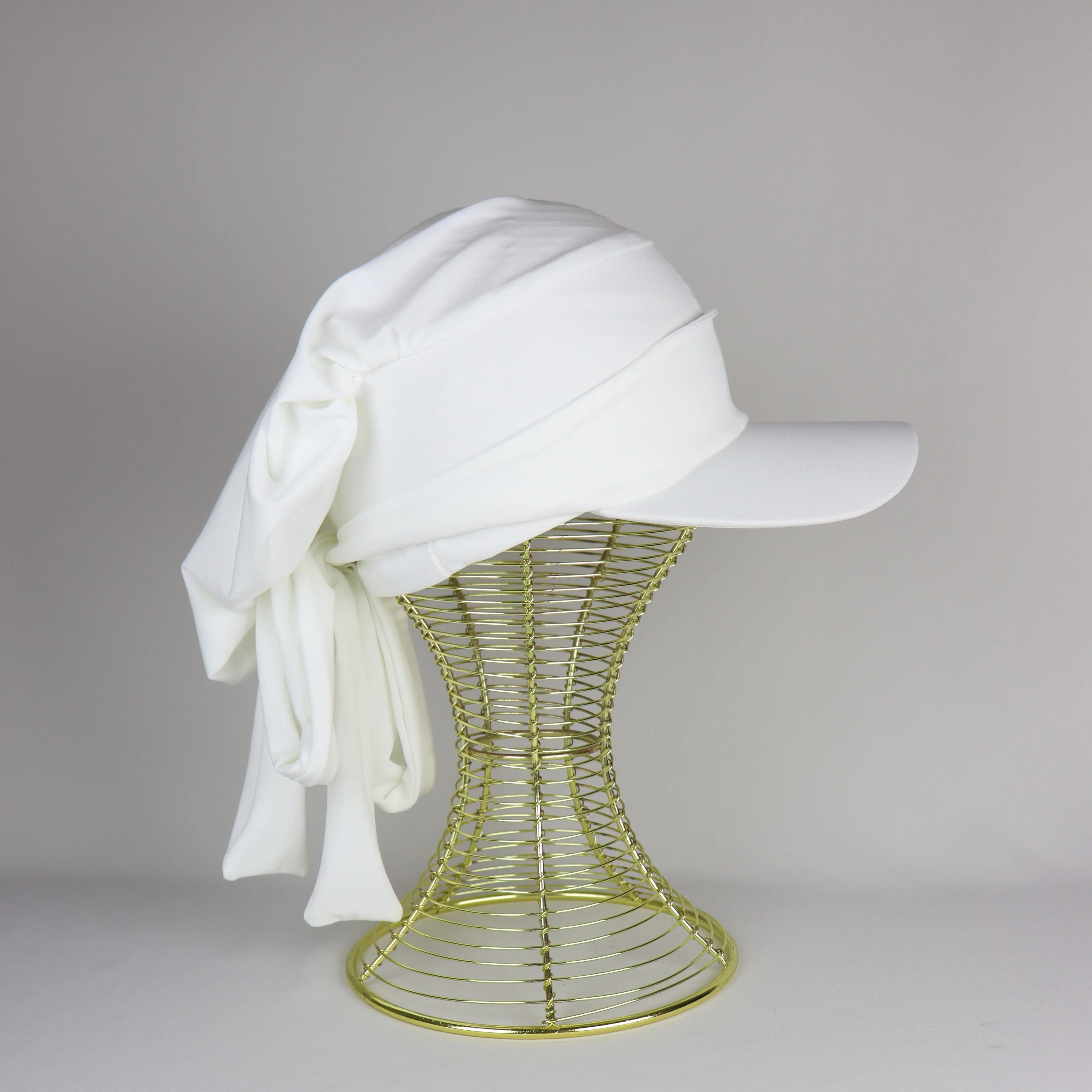 Turban froncé ou casquette ajustable et cache-cou  2 ou 3 pièces
