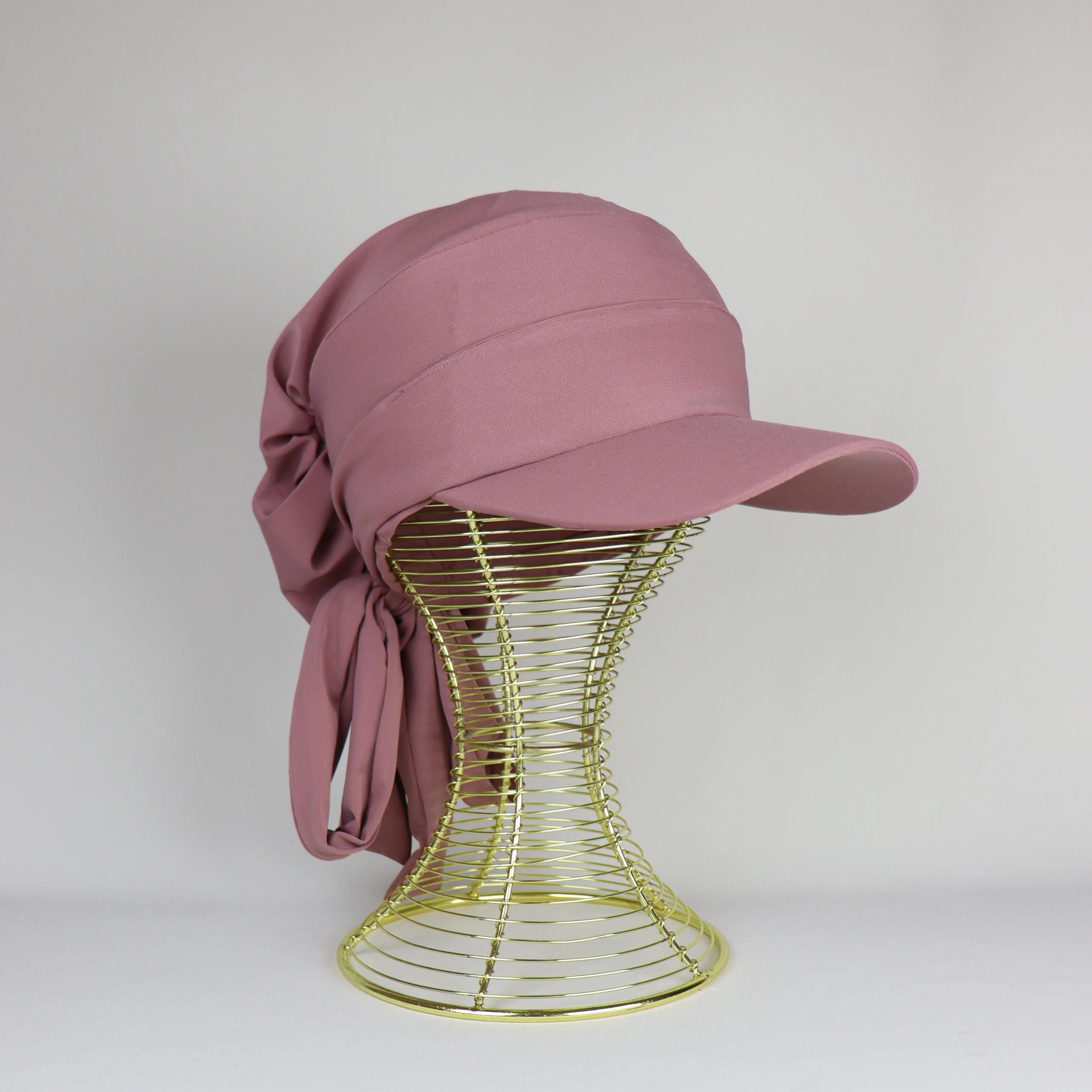 Turban froncé ou casquette ajustable et cache-cou  2 ou 3 pièces
